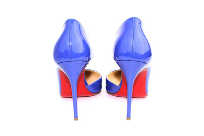 Christian Louboutin Shoes Small | US 7.5 I IT 37.5 Blue Patent Pumps