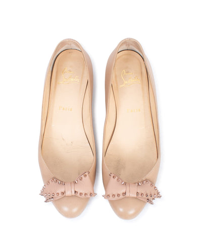 Christian Louboutin Shoes Small | US 8 I FR 38 Studded Ballet Flats