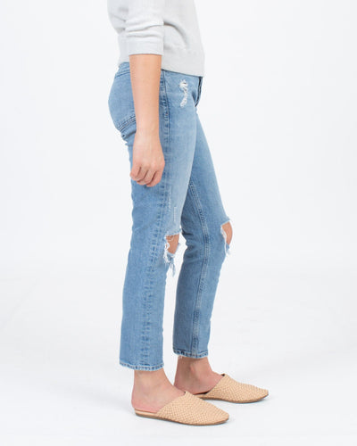 Citizens of Humanity Clothing XS | 24 "Estella" High Rise Ankle Flare Jeans