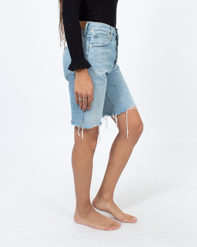 Citizens of Humanity Clothing XS | US 25 "Claudette" Distressed Denim Shorts