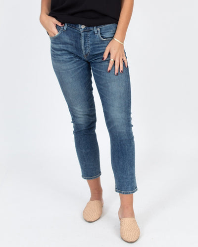 Citizens of Humanity Clothing XS | US 25 "Elsa Mid-Rise Slim Fit Crop" Jeans