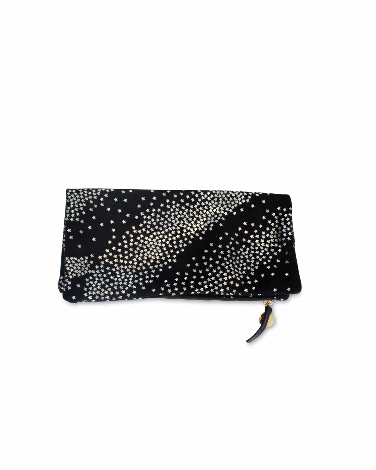 Clare V. Foldover Clutch in Black