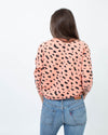 Clare V. Clothing Small Printed Pullover Sweatshirt