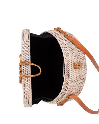 Cleobella Bags One Size Rattan Round Purse