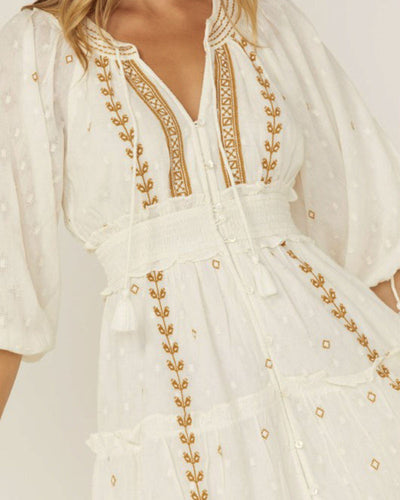 Cleobella Clothing Medium "Naya" Ankle Dress