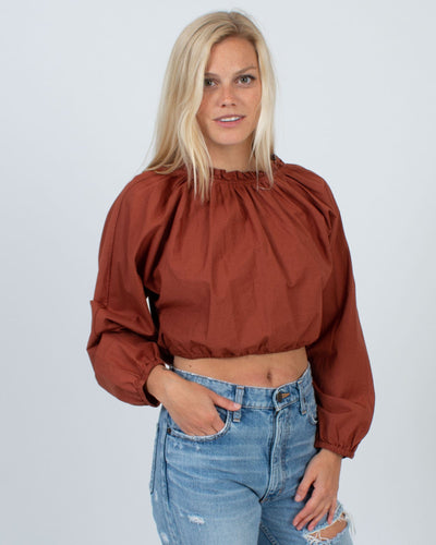 Cleobella Clothing Medium Open Back Crop Top