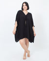 Cleobella Clothing Medium Sheer Black Shift Dress