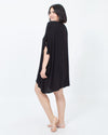 Cleobella Clothing Medium Sheer Black Shift Dress