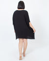 Cleobella Clothing Medium Sheer Black Shift Dress