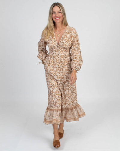 Cleobella Clothing Small Long Sleeve Maxi Dress