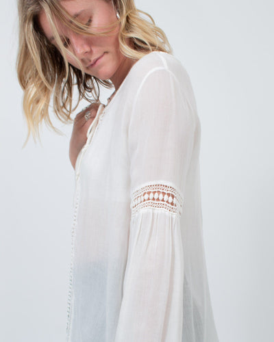 Cleobella Clothing XS Sheer Lightweight Blouse
