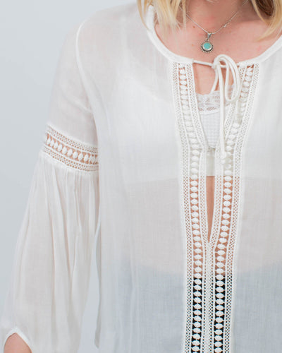 Cleobella Clothing XS Sheer Lightweight Blouse