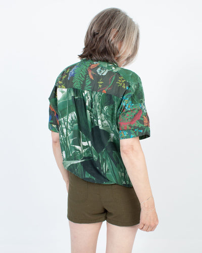 Closed Clothing Large Animal Print Button Down