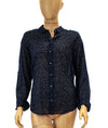 Closed Clothing Medium Printed Semi-Sheer Button Down