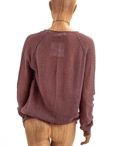 Closed Clothing Medium Sheer Long Sleeve Sweater