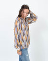 Closed Clothing XS Printed Long Sleeve Blouse