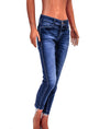 Closed Clothing XS | US 25 Slim Fit Cropped Jeans with Frayed Hem