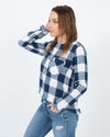 Cloth & Stone Clothing Small Long Sleeve Plaid Blouse