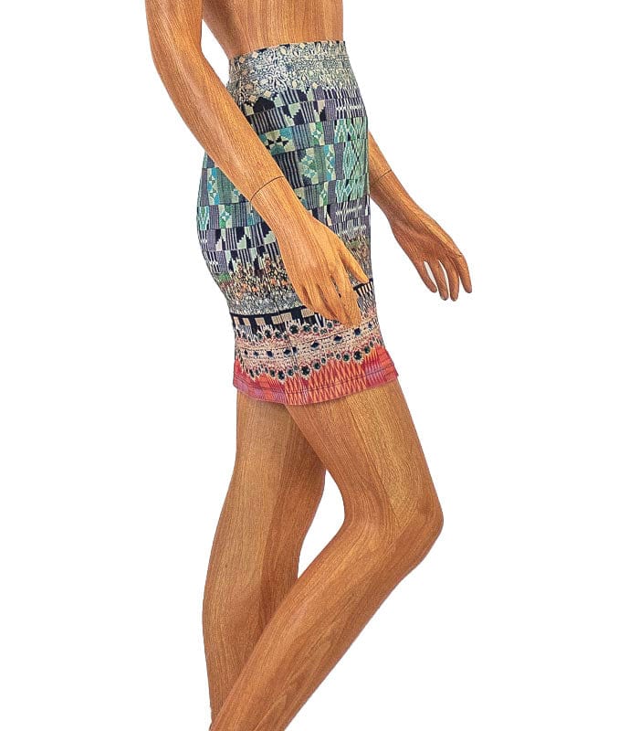Clover Canyon Clothing XS Printed Mini Skirt