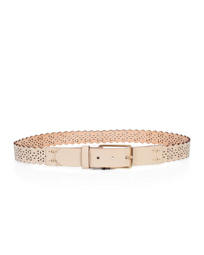 Club Monaco Accessories Small Perforated Leather Belt
