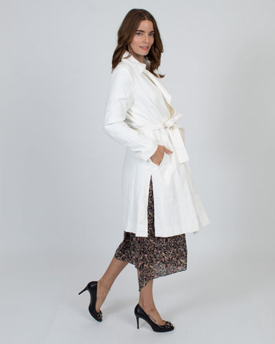 Club Monaco Clothing Medium "Ealdyn" Trench Coat