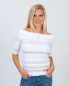 Club Monaco Clothing Small Off-The-Shoulder Top