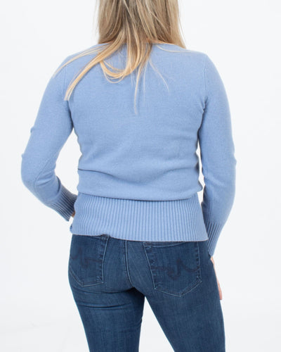 Club Monaco Clothing XS Cashmere "Rolled Boatneck" Sweater