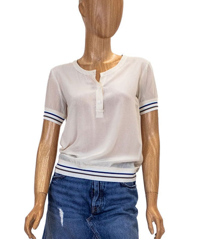 Club Monaco Clothing XS Silk Tennis Top
