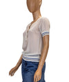 Club Monaco Clothing XS Silk Tennis Top