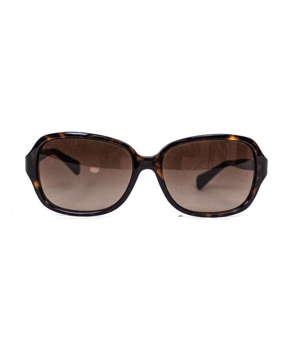 Coach Square Tortoiseshell Sunglasses - The Revury