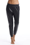 Commando Clothing Medium Faux Leather Joggers