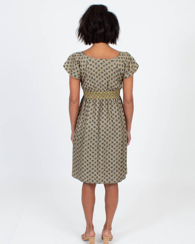 Corey Lynn Calter Clothing Small | US 4 Printed Silk Dress