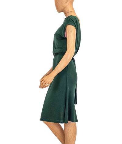 Costello Tagliapietra Clothing XS | US 2 Open Back Draped Midi Dress