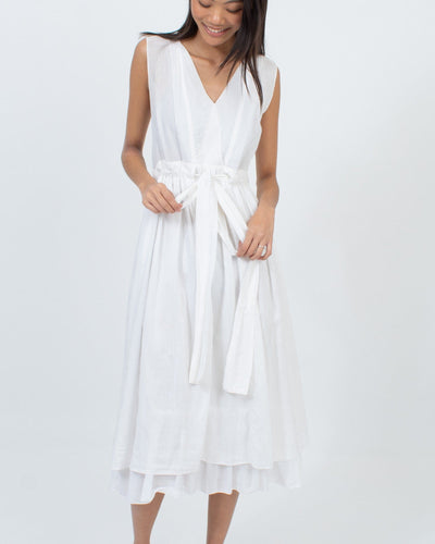 CP Shades Clothing XS Cream Silk Dress