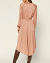 Current Air Clothing XS Smocked Long Sleeve Midi Dress