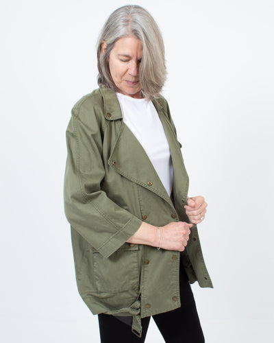 Current/Elliott Clothing Large "The Infantry Jacket" in Army
