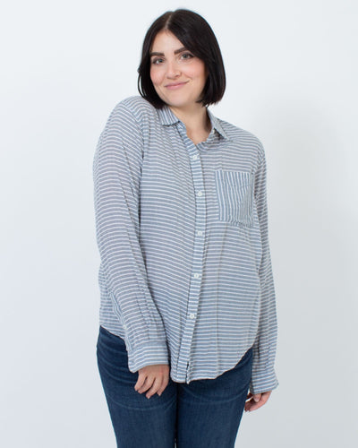 Current/Elliott Clothing Medium Striped Button Down