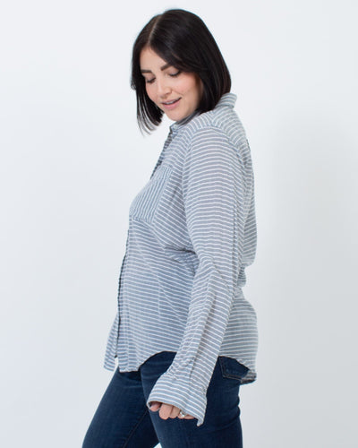 Current/Elliott Clothing Medium Striped Button Down