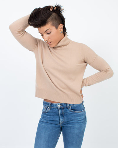 CUYANA Clothing Small Pullover Turtleneck Sweater