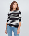 Cynthia Rowley Clothing Medium Striped Tee