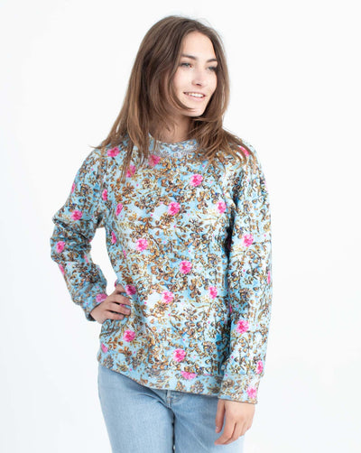 Cynthia Rowley Clothing Small Printed Floral Sweatshirt