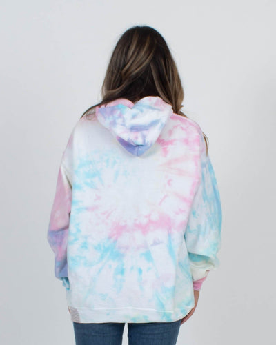 Dannijo Clothing Large Patchwork Tie Dye Hoodie