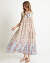 Daughters of India Clothing XS Printed Cotton Midi Dress