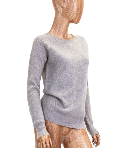 DEMYLEE Clothing Medium Cashmere Waffle Knit Sweater