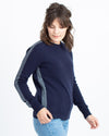 Derek Lam 10 Crosby Clothing XS Metallic Racer Stripe Sweater