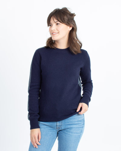 Derek Lam 10 Crosby Clothing XS Metallic Racer Stripe Sweater