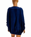 Diane Von Furstenberg Clothing Large Silk V-Neck Blouse