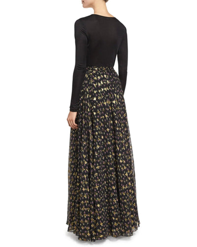 Diane Von Furstenberg Clothing Large | US 10 "Aviva" Printed Wrap Gown