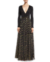 Diane Von Furstenberg Clothing Large | US 10 "Aviva" Printed Wrap Gown