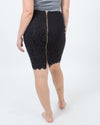 Diane Von Furstenberg Clothing Large | US 10 Black Lace Pencil Skirt